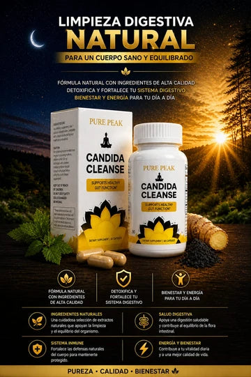 🔥Candida Cleanse Limpieza Natural ⭐Producto Original Presentacion en Caja