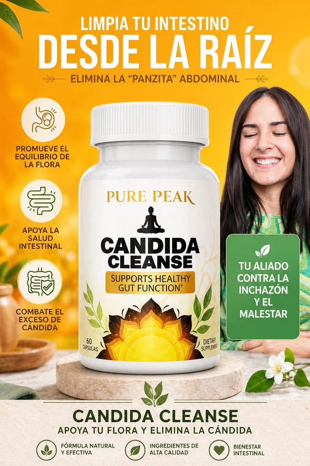 🔥Candida Cleanse Limpieza Natural ⭐Producto Original Presentacion en Caja